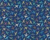 Patchworkstoff DISCOVER, Flugzeug, dunkelblau, Windham Fabrics