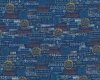 Patchworkstoff DISCOVER, Schrift, dunkelblau, Windham Fabrics