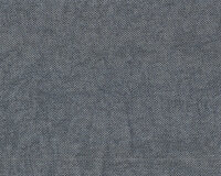 Doubleface-Strickstoff JARNAC, Blätter, jeansblau, Hilco