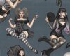 Patchworkstoff GORGEOUSLY GOTH, Gothic Pin-Up-Girls, Alexander Henry
