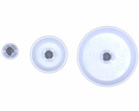 Fadenablaufscheibe groß, mittel und klein, BERNINA Klein D 12