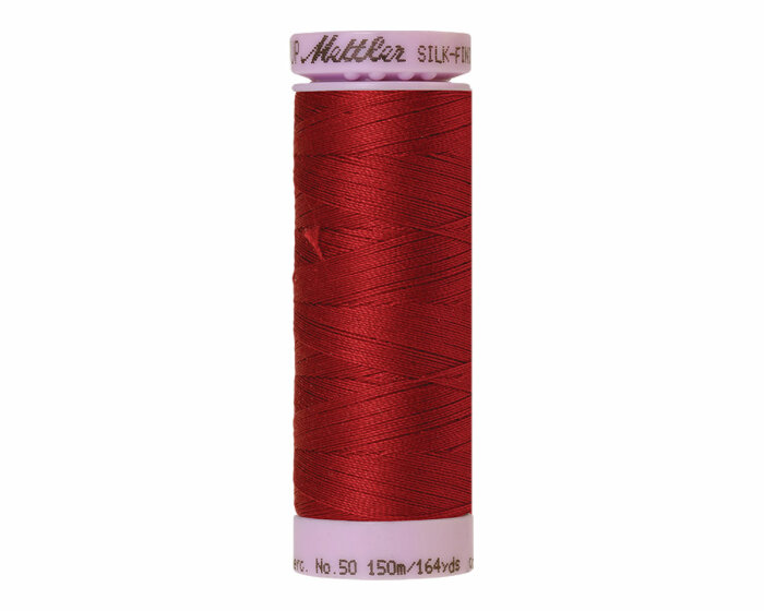 Maschinenstickgarn SILK FINISH COTTON No.50, 150 m, Mettler 0105