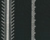 Bestickter Baumwollbatist ETHNO, Muster-Streifen, schwarz, Toptex