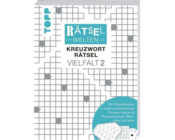 Rätselbuch: Rätsel-Welten Vielfalt 2, TOPP