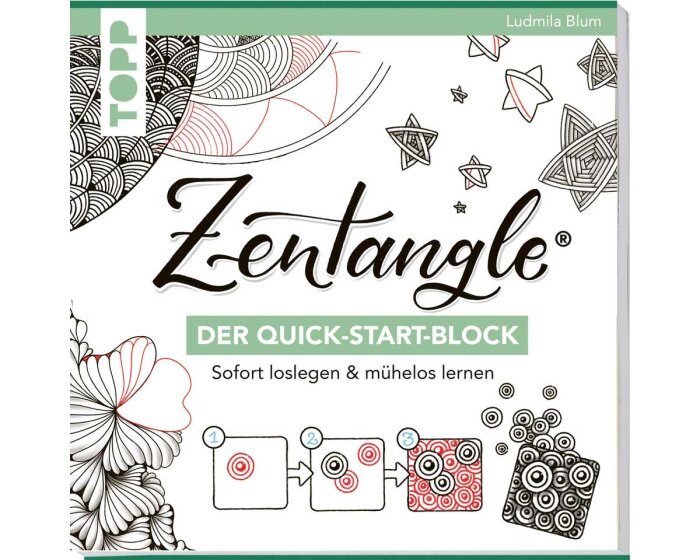 Zeichenbuch: Zentangle Quick-Start-Block, TOPP
