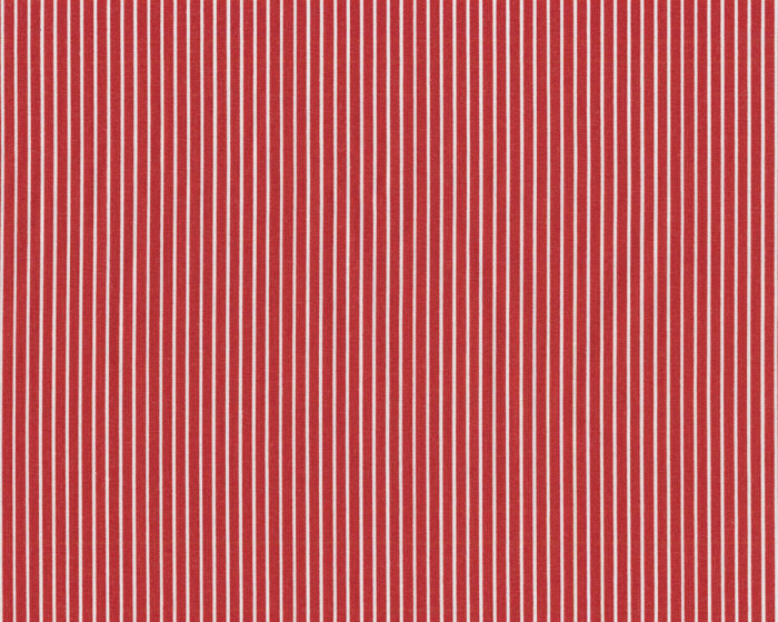 Baumwollstoff FEINE STREIFEN, stumpfes rot, Acufactum