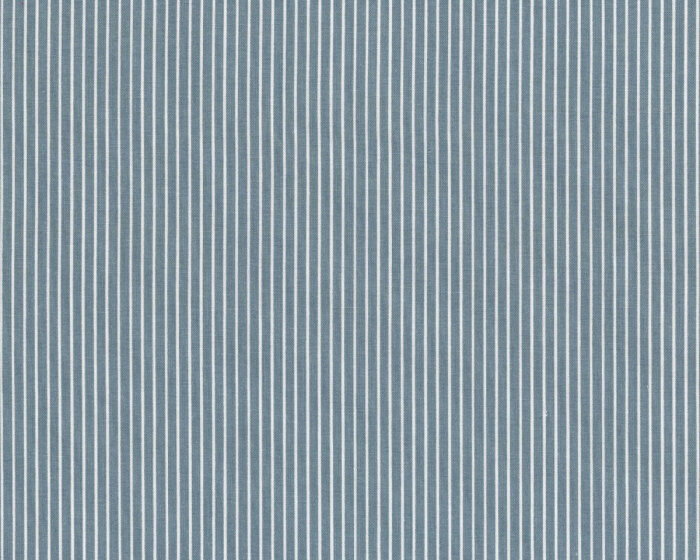 Baumwollstoff FEINE STREIFEN, blaugrau, Acufactum