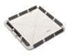 BERNINA Klemm-Stickrahmen, medium, 21,5 x 21,5 cm