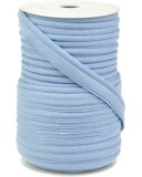 Jersey-Paspelband aus Baumwolle, einfarbig himmelblau