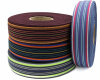 Gummiband LUREX, Streifen-Rapport mit Metallicfäden, 35 mm