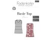 Damen-Schnittmuster Basic-Top, fadenkäfer