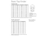 Kinder-Schnittmuster Basic-Top, fadenkäfer