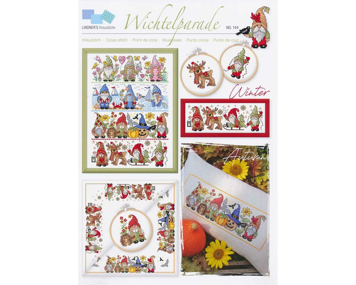 Kreuzstich-Zählmuster Set – 20,3 X 20,3 Cm, Mit Aida-Stoff, Baumwollgarn, Nadel & Anleitung