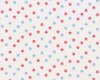 Designer Baumwollbatist PAUL, Sterne, hellblau-rot
