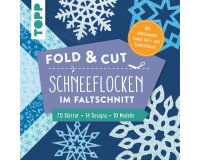 Weihnachts-Bastelbuch: Fold & Cut - Schneeflocken im...