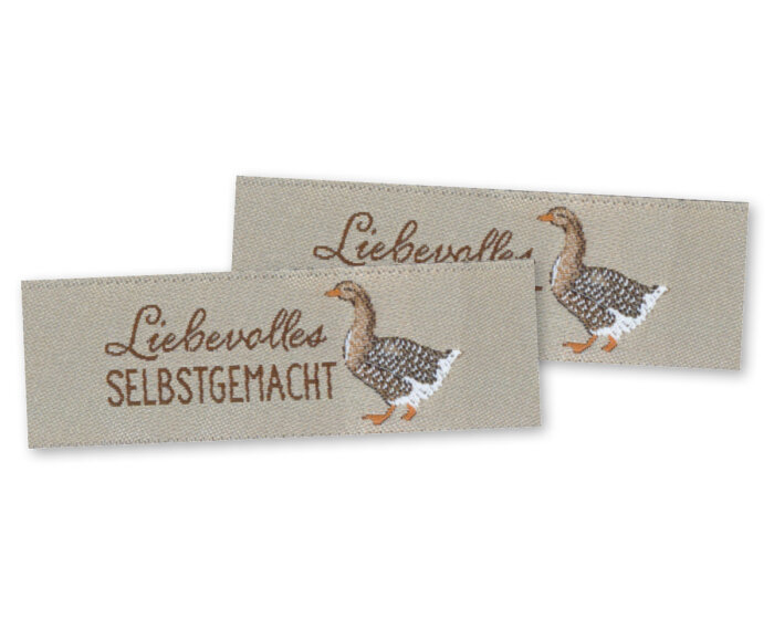 Web-Etikett LIEBEVOLLES SELBSTGEMACHT, Acufactum