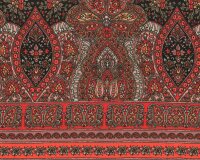 80-cm-Rapport Viskosestoff INA, Intarsien, Hilco