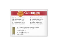 Maschinenstickgarn-Set METALLIC, 4 Garne, Gütermann