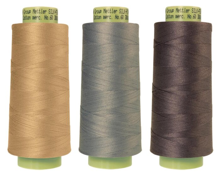 Quilt- und Maschinenstickgarn SILK FINISH COTTON No.60, 2743 m, Mettler