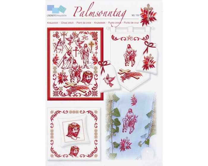Stickvorlage: Palmsonntag, Lindners Kreuzstiche