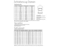 Damen-Schnittmuster Schlafanzug, fadenkäfer