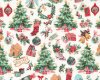 Patchworkstoff NOEL, Weihnachtsbaum, wollweiß, Windham Fabrics