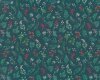 Patchworkstoff NOEL, Zweige und Beeren, petrolgrün, Windham Fabrics