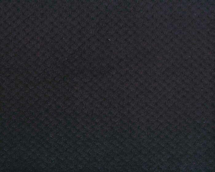 Polyester-Plüsch FLORIMON, schwarz, genoppt, Hilco