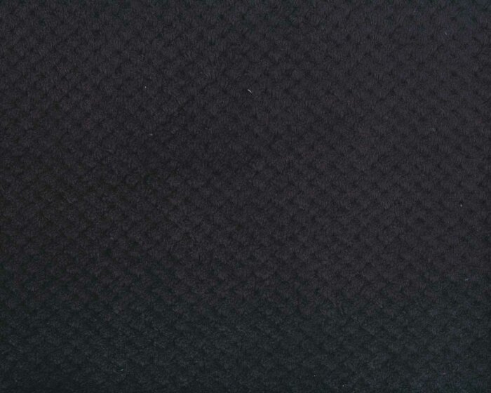 Polyester-Plüsch FLORIMON, schwarz, genoppt, Hilco