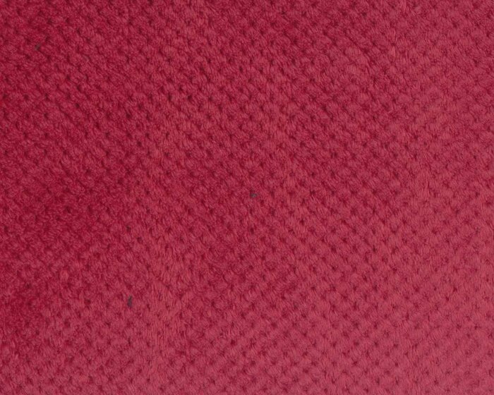 Polyester-Plüsch FLORIMON, pastellrot, genoppt, Hilco
