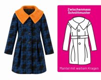 Plüschstoff TACO, Hahnentritt, schwarz-blau, Hilco
