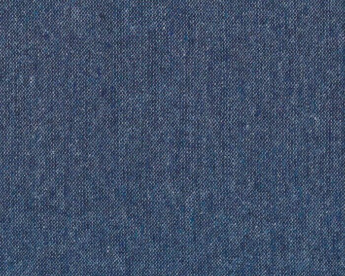 Wollstoff mit Seide, Tweed CARDIFF, dunkelblau meliert, Hilco