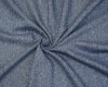 Wollstoff mit Seide, Tweed CARDIFF, dunkelblau meliert, Hilco
