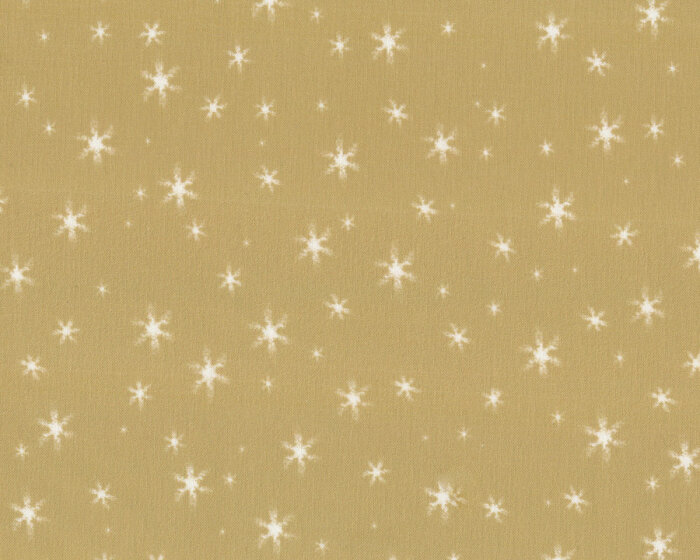 Baumwollstoff EISKRISTALLE, ocker, Acufactum