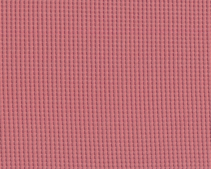Waffeljersey KNITTED WAFFLE, kräftiges altrosa, Hilco