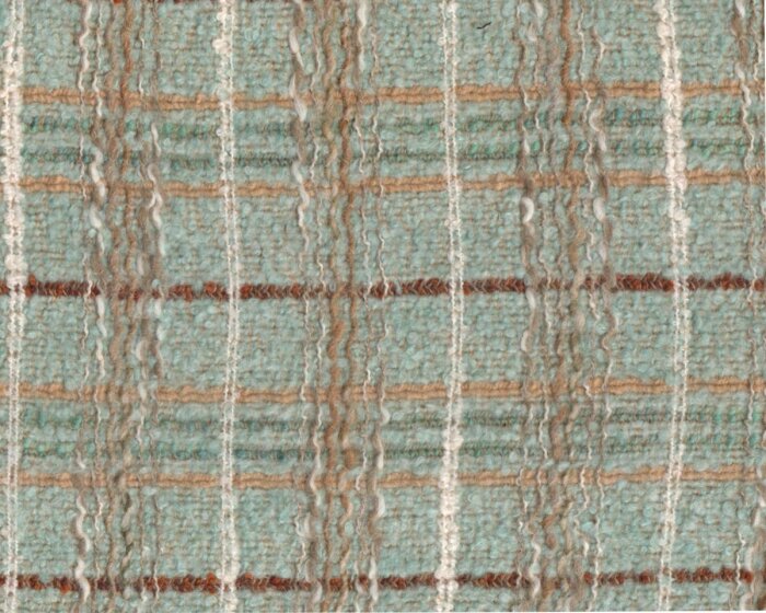 Bouclé-Strickwalk mit Wolle EMOTIONE, Glencheck-Karo, mintgrün, Hilco