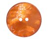 Glänzender Perlmuttknopf CIERRA 11 mm terracotta
