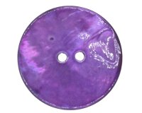 Glänzender Perlmuttknopf CIERRA 12 mm lila