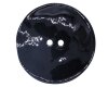 Glänzender Perlmuttknopf CIERRA 12 mm schwarz