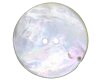 Glänzender Perlmuttknopf CIERRA 18 mm natur