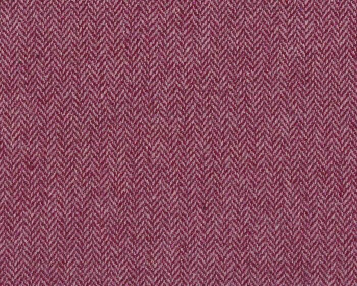 Wollstoff, Tweed LISCA ALBA, Fischgrat, weinrot-pink, Hilco