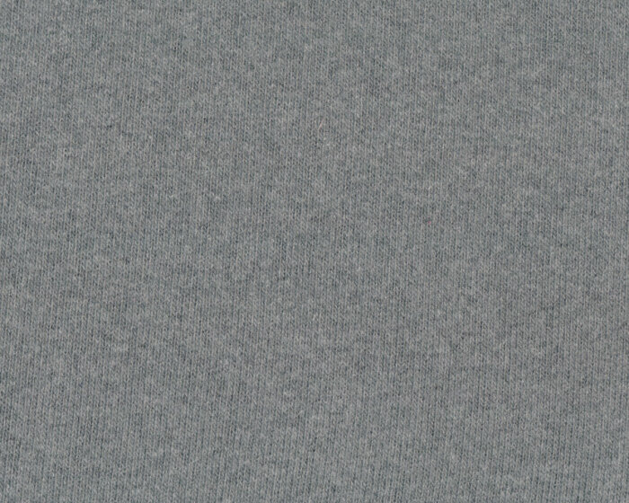 60 cm Reststück Baumwoll-Strickstoff BONO, grau meliert