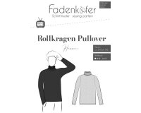 Herren-Schnittmuster ROLLKRAGEN-PULLOVER, fadenkäfer