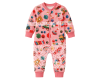 Sweatstoff FOLK + TOYS, Spielzeug, rosa, Hilco