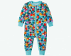 Sweatstoff FOLK + TOYS, Glasmurmeln, dunkelblau, Hilco