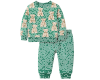 Sweatstoff FOLK + BEAR, Strickmuster, mintgrün, Hilco