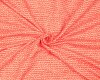Sweatstoff FOLK + BEAR, Strickmuster, lachsrot, Hilco
