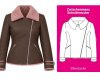 Nappaleder-Imitat LEATHER NUBS, braun, Toptex