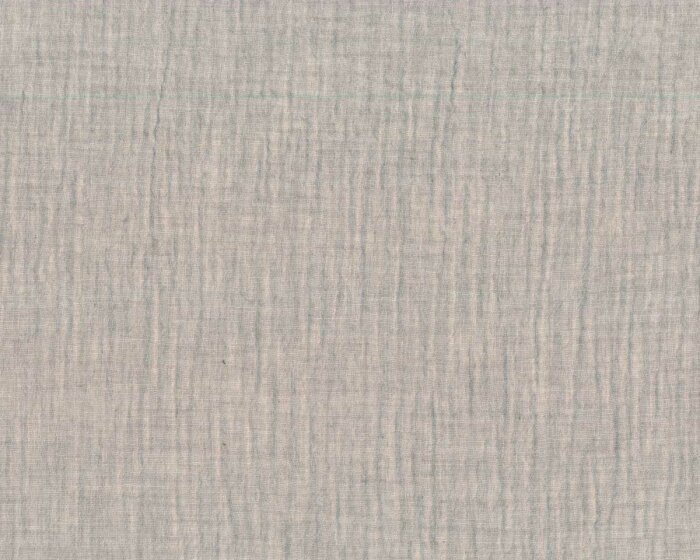 Baumwollstoff DOUBLE GAUZE, Melange, hellgrau, Hilco