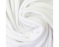Micro-Fleece FIONA, einfarbig, weiß